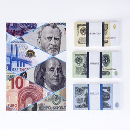 Набор сувенирных денег СССР 1, 3, 5 рублей