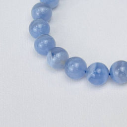 Браслет из Голубого агата 18,5 см - Радуга самоцветов фото 2