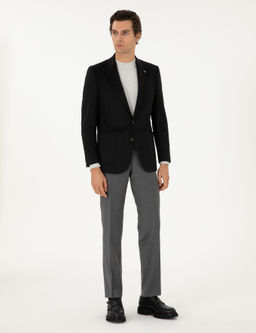 Черная зауженная куртка - Cacharel фото 4