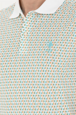 Мужская мятная футболка-поло - U.s. polo assn фото 7