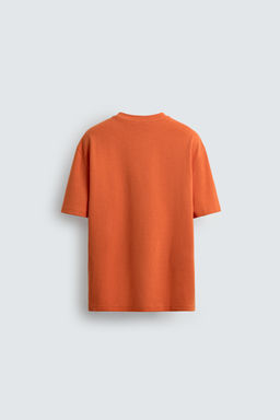 CAMISETA RELAXED FIT INTERLOCK /04 / Naranja