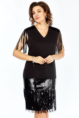 Платье Olga Style С977 черный