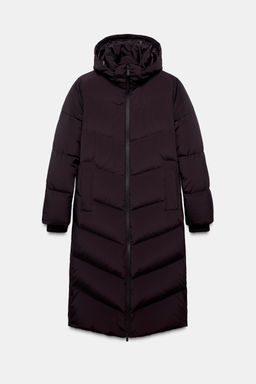 WATER-REPELLENT AND WINDPROOF LONG PUFFER JACKET - Zara фото 7