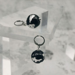 Серьги из муранского стекла