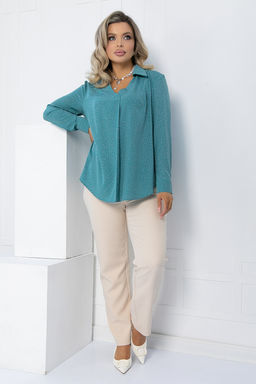 Блуза Вики (изумруд) Б12694-13 - Lt collection фото 8