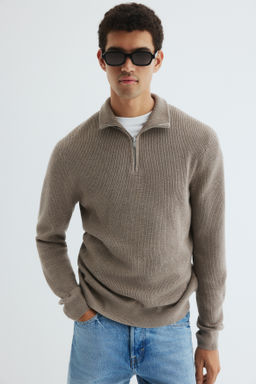Jersey con media cremallera Regular Fit - H&m фото 6