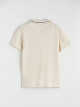 Polo Yaka Nak??l? Erkek ?ocuk Ti??rt