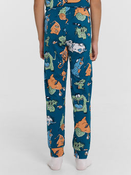 Комплект для мальчиков (футболка, брюки) синий с монстриками - Mark formelle фото 5