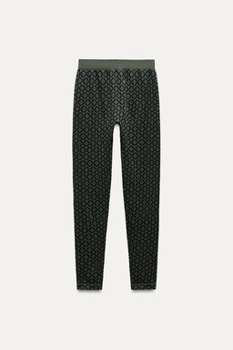 SKI COLLECTION THERMOLITE® THERMAL JACQUARD LEGGINGS - Zara фото 5