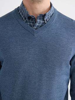 V Yaka Erkek Triko Kazak