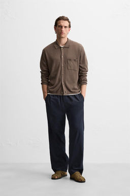 COTTON - LINEN CARDIGAN
