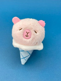 Мягкая игрушка - брелок "Pig ice cream", mix, 11 см