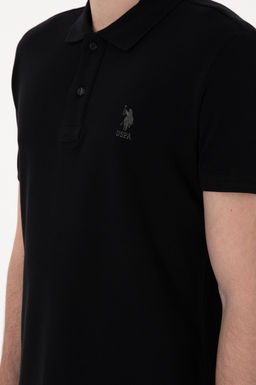 Erkek Slim Fit Polo Yaka A__k Mavi Basic Ti__rt Sepette S_rpriz _ndirim - U.s. polo assn фото 7