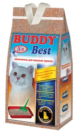 Наполнитель Бадди 5л Бэст комкующийся, упаковка (4шт) - Buddy фото 2