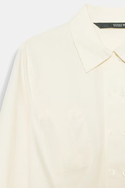 FITTED POPLIN SHIRT - Zara фото 5