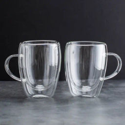 Кружка необжигающая, стекло 350 мл (уп 2 шт) - Fujian Province Guang Fu Tea фото 3