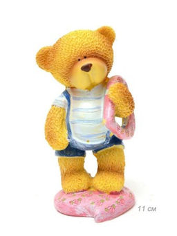 Фигурка Медвежонок с сердцем 11 см / 708-70 /уп 72/АКЦИЯ - Галеонтрейд фото 6