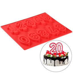 Форма для шоколада Доляна Цифры, силикон, 26?21 см, 10 ячеек (7?4 см), МИКС  фото 8