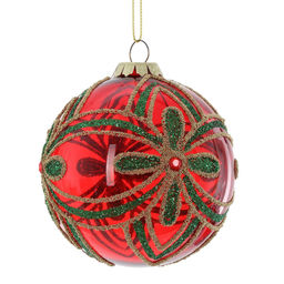 Украшение новогоднее "Шар", L8 W8 H9 см, 2в.