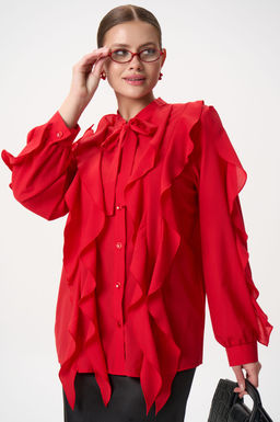 Рубашка Кристл (красный) - Эльза фото 7
