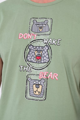 Пижама мужская 9-210 (оливковый)