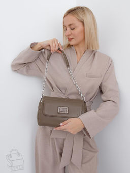 Сумка женская кожаная 0730CH d.apricot Polina&Eiterou