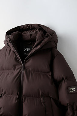 WATER-REPELLENT DOWN JACKET WITH LABEL - Zara фото 6