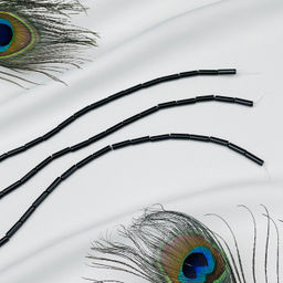 Бусины для украшений из черного Агата