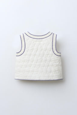 WAISTCOAT WITH TULIP EMBROIDERY - Zara фото 2