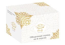 Обеденный сервиз Серебряное кружево, 6 персон, 27 предметов - Anna lafarg emily фото 11