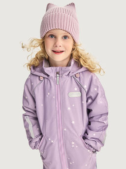 Комбинезон 8м0826 пудра/светло-серый