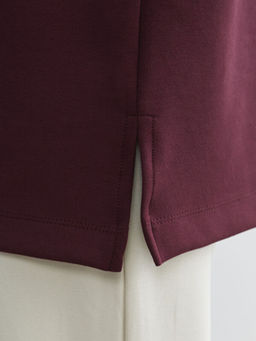 Bisiklet Yaka Oversize Kad?n Sweatshirt Tunik