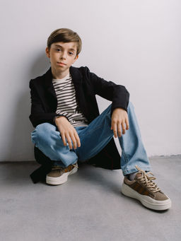 Джинсы прямые Голубые 7+ - Bungly фото 9