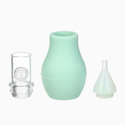 Аспиратор назальный Basic M&B, с колпачком, бирюзовый