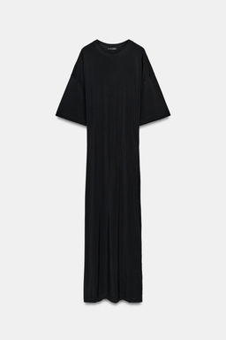 VESTIDO LARGO FLUIDO / Negro - Zara фото 3