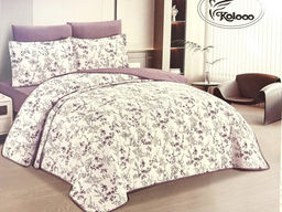 Одеяло стеганное с простыней на резинке и наволочками 2шт Koloco 192-1 192-1/07