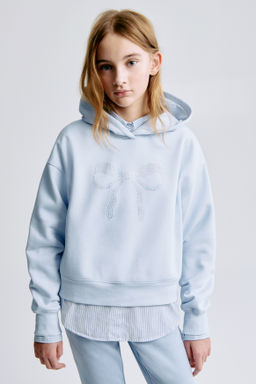 Sudadera oversize con capucha y motivo - H&m фото 5