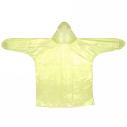 Цена за 10 шт. Дождевик "Универсальный" с капюшоном 8 Мкрн 80*110см желтый ДоброСад