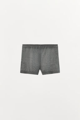 SHORTS MEZCLA LYOCELL BOTONES / Gris - Zara фото 6