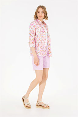 U. S. Polo Assn Женская Magnolia Woven Bermuda Capri Неожиданная скидка в корзине