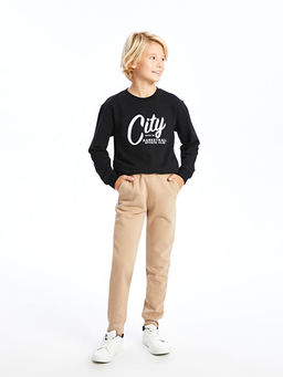 Beli Lastikli Erkek ?ocuk Kal?n Jogger E?ofman Alt?