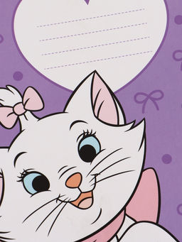 Цена за 20 шт. Тетрадь А5, 12 листов в косую линейку "Кошечка"микс