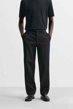 COTTON - WOOL TROUSERS - Zara фото 12