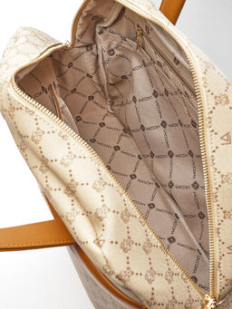 LACCOMA сумка AC89003-мишки бежевый эко кожа  фото 7