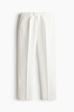 Pantal?n de traje en mezcla de lino Regular Fit