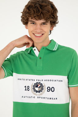 Мужская зеленая футболка Неожиданная скидка в корзине - U.s. polo assn фото 2