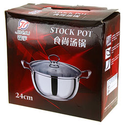 "Золушка" Кастрюля из нержавеющей стали 3,8л, д24см, h11,5см, стеклянная крышка, бакелитовые ручки, без теплораспределительного дна, цветная коробка (Китай) ДОПУСКАЮТСЯ: на корпусе незначительные потертости внутри и снаружи. Товар возврату и обмену н