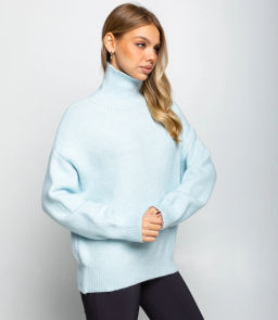 Свитер #КТ2587 (1), голубой - Dommod фото 2