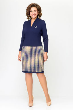 Блуза Swallow 803.2 черный+серебряный узор фото 972