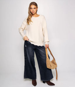 Джемпер #КТ6138 (1), светло-бежевый - Dommod фото 4